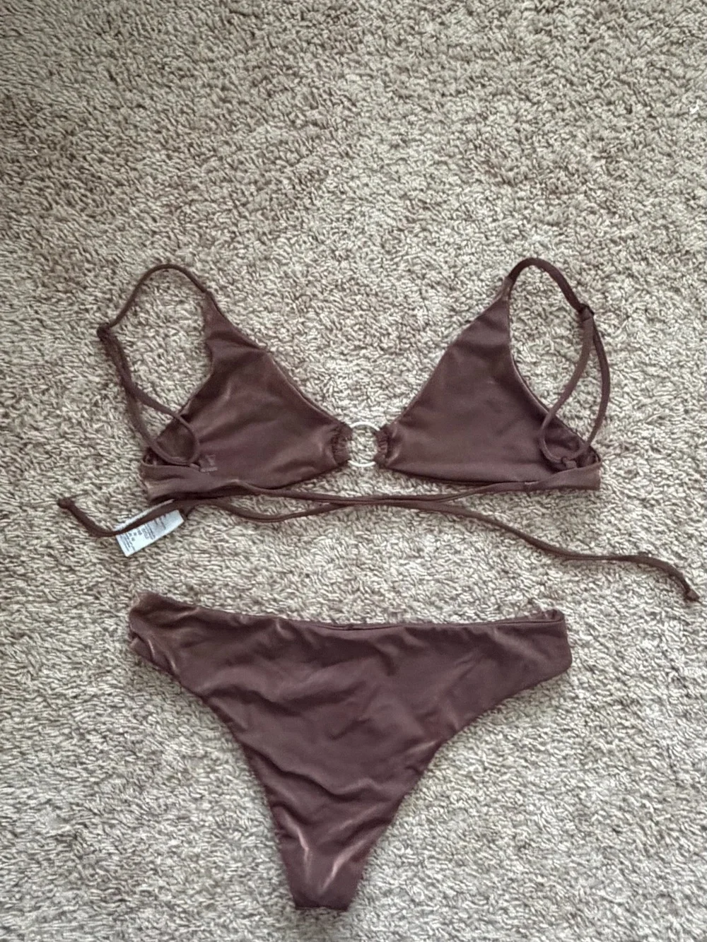 Classic Brown Bikini Set - Women Swim